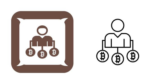 User Down Vector Icon