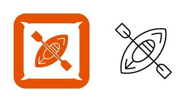 Kayak Vector Icon