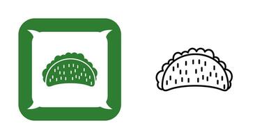 icono de vector de tacos