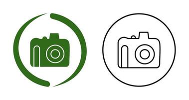 Unique DSLR Camera Vector Icon