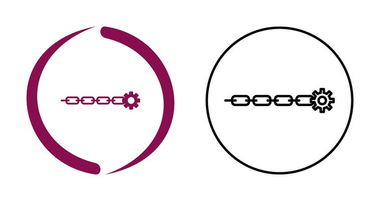 Unique Link Sales Vector Icon