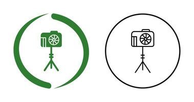 Unique Camera Stand Vector Icon