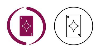 Diamonds Card Vector Icon