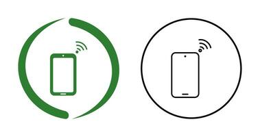 Unique Connected Device Vector Icon