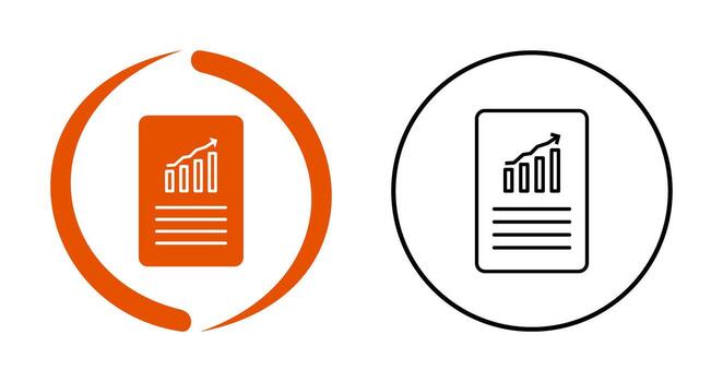 icono de vector de archivos de datos únicos