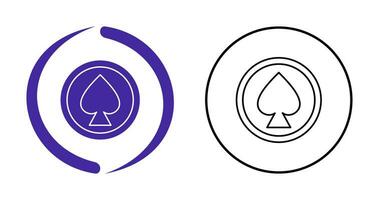 Unique Spade Vector Icon