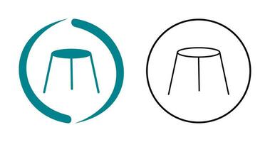 Unique Stool Vector Icon