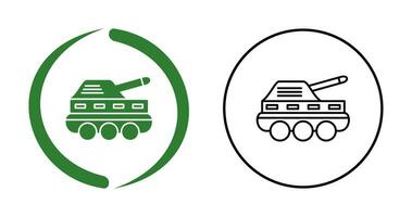 icono de vector de tanque de infantería