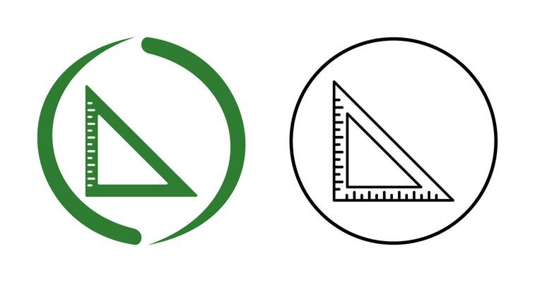 Set Square Vector Icon