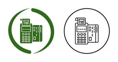 Pos Terminal Vector Icon