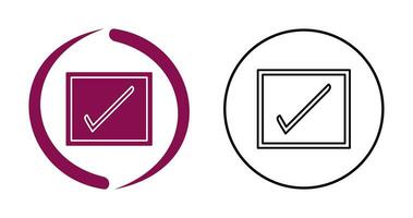 Checkbox Vector Icon