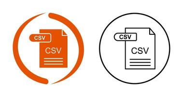 CSV Vector Icon