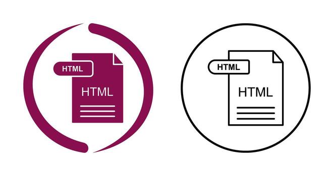 HTML Vector Icon