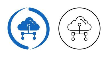 Internet Cloud Vector Icon