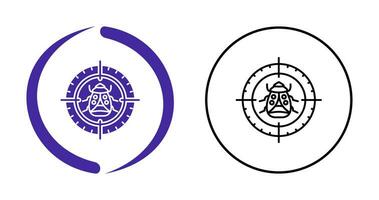 Bug Target Vector Icon