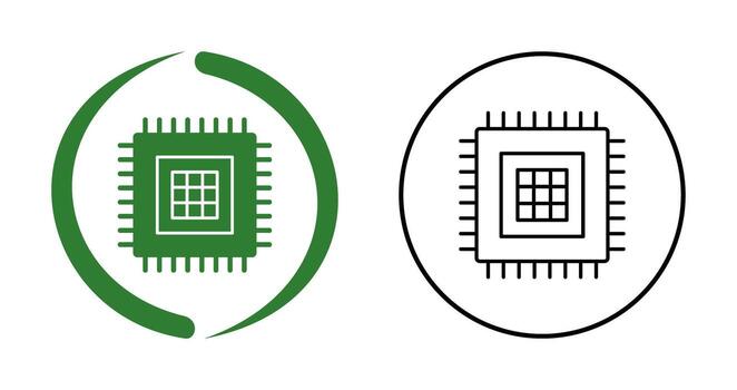 Processor Vector Icon