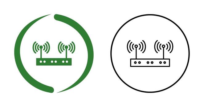 Wireless Vector Icon