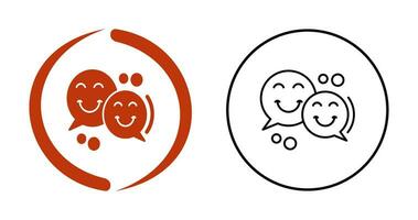 Chatting Vector Icon