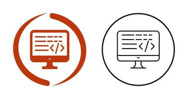 Coding Vector Icon