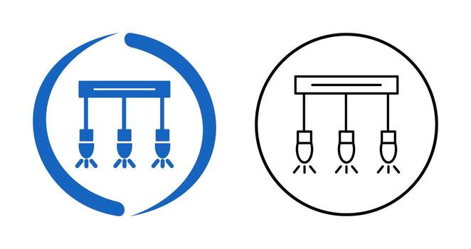 icono de vector de luz
