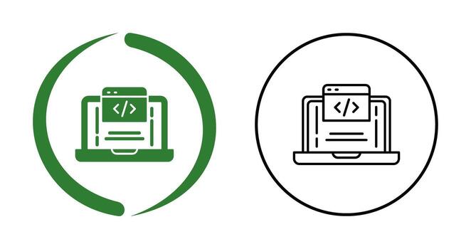 Coding Vector Icon