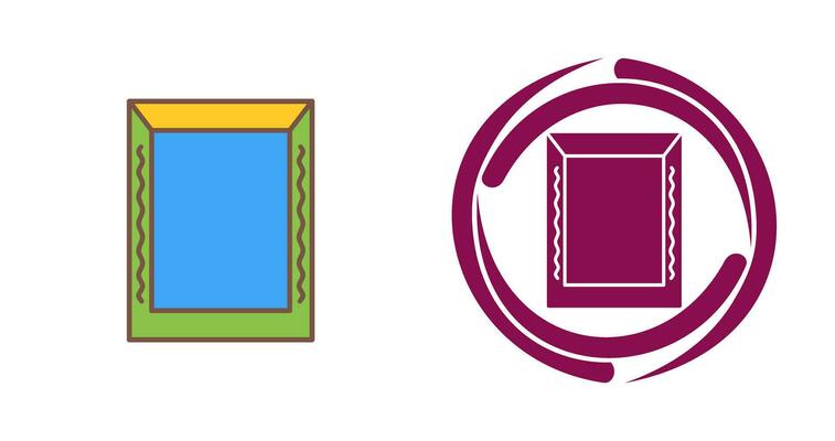 Unique Frame Vector Icon