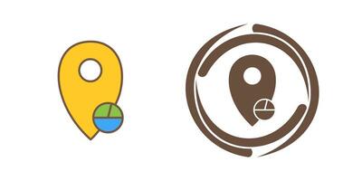 Location Statistics Vector Icon