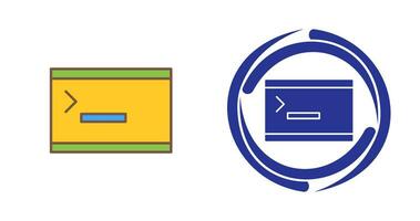 Unique Console Vector Icon