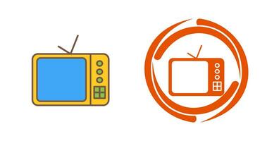 TV Set Vector Icon