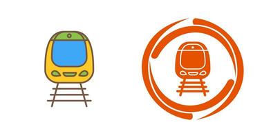 icono de vector de tren