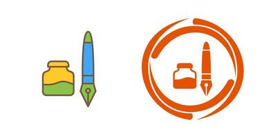 Ink and Pen Vector Icon