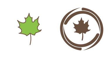 Autumn Leaf Vector Icon