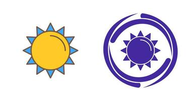 icono de vector de sol