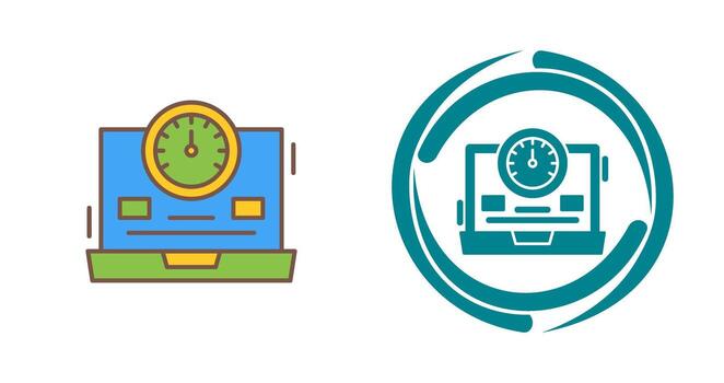 Speedometer Vector Icon