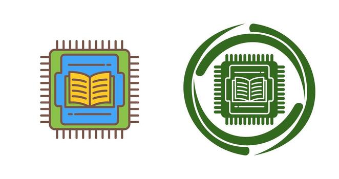 icono de vector de cpu