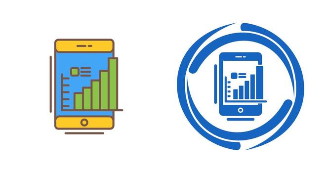 icono de vector móvil