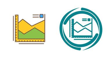 Spline Chart Vector Icon