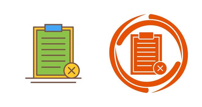 Rejected Vector Icon