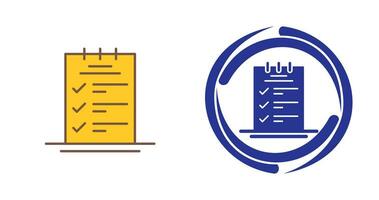 Booking CheckList Vector Icon