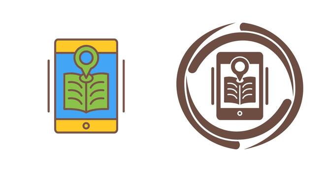 icono de vector de biblioteca