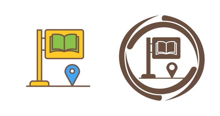 Sign Board Vector Icon