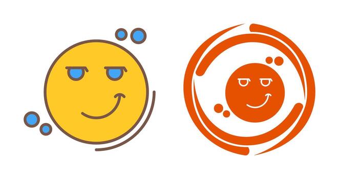 icono de vector de sonrisa