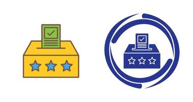 Ballot Vector Icon