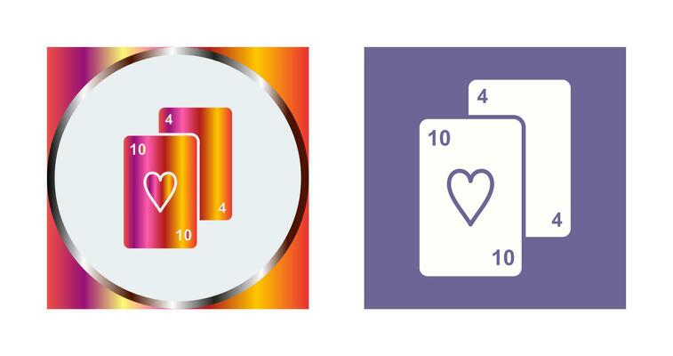 Playing Cards Vector Icon