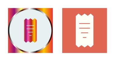 Unique Receipt Vector Icon