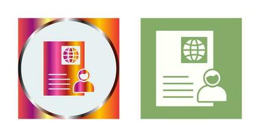 Global Profile Vector Icon