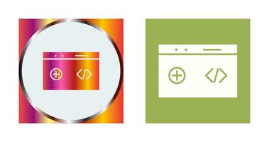 Unique Clean Code Vector Icon