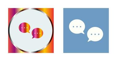 Unique Conversation Bubbles Vector Icon