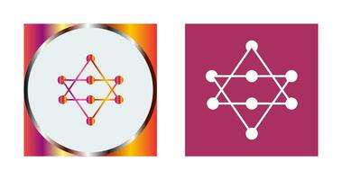Unique Networks Vector Icon