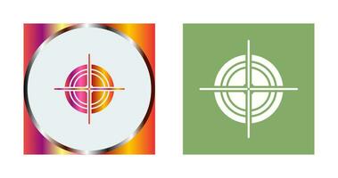 Unique Target Vector Icon